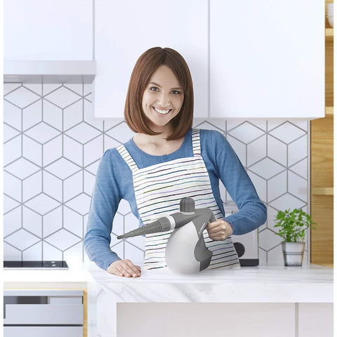 PurSteam World's Best Steamers Chemical-Free Cleaning PurSteam Handheld Pressurized Steam Cleaner with 9-Piece Accessory