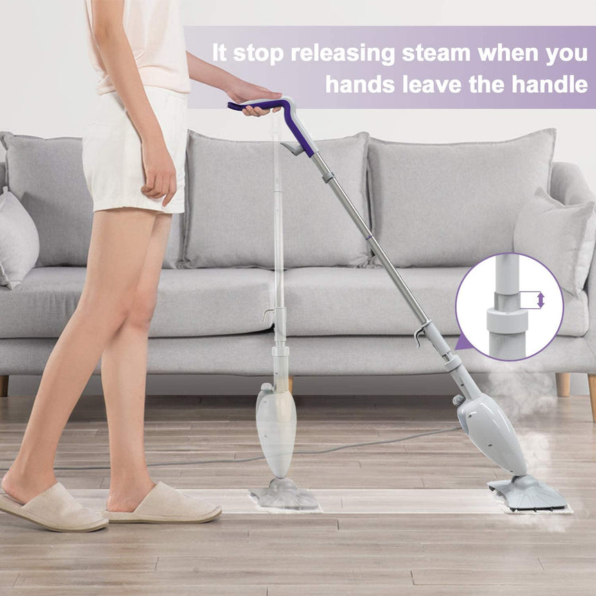 Flammi Cordless Steam Mop for Hard Floor Multipurpose Steam Cleaners B1146