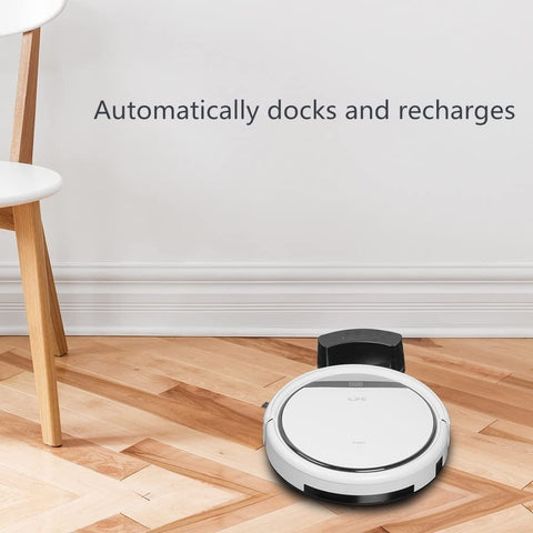 ILIFE V3s Pro Robot Vacuum Cleaner, Tangle-free Suction , Slim, Automatic Self-Charging Robotic Vacuum Cleaner, Daily Schedule Cleaning, Ideal For Pet Hair,Hard Floor and Low Pile Carpet