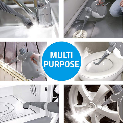 PurSteam World's Best Steamers Chemical-Free Cleaning PurSteam Handheld Pressurized Steam Cleaner with 9-Piece Accessory