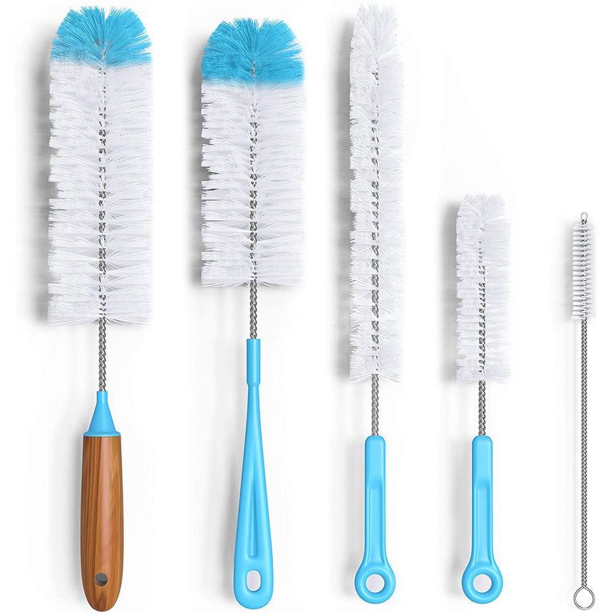 4 Pieces Cleaning Brush Small Scrub Brush for Cleaning Bottle Sink