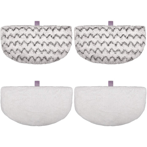 Flammi 4 Pack Steam Mop Pads Replacement for Bissell Powerfresh Steam Mop 1940 1440 1544 Series, Model 19402 19404 19408 1940A 1940Q 1940T 1940W