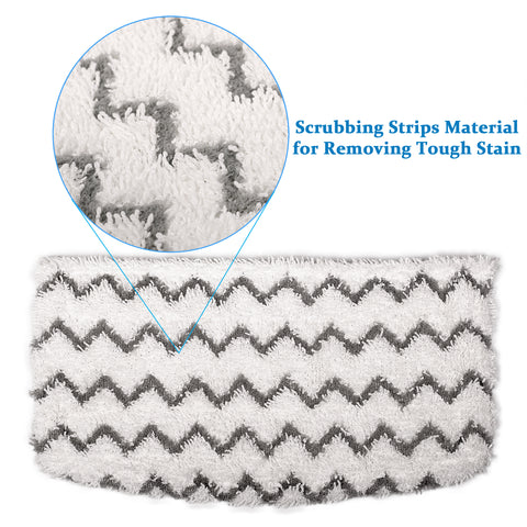 Flammi Microfiber Mop Replacement Pads Compatible with Shark Steam Mop S1000 S1000A S1000C S1000WM S1001C