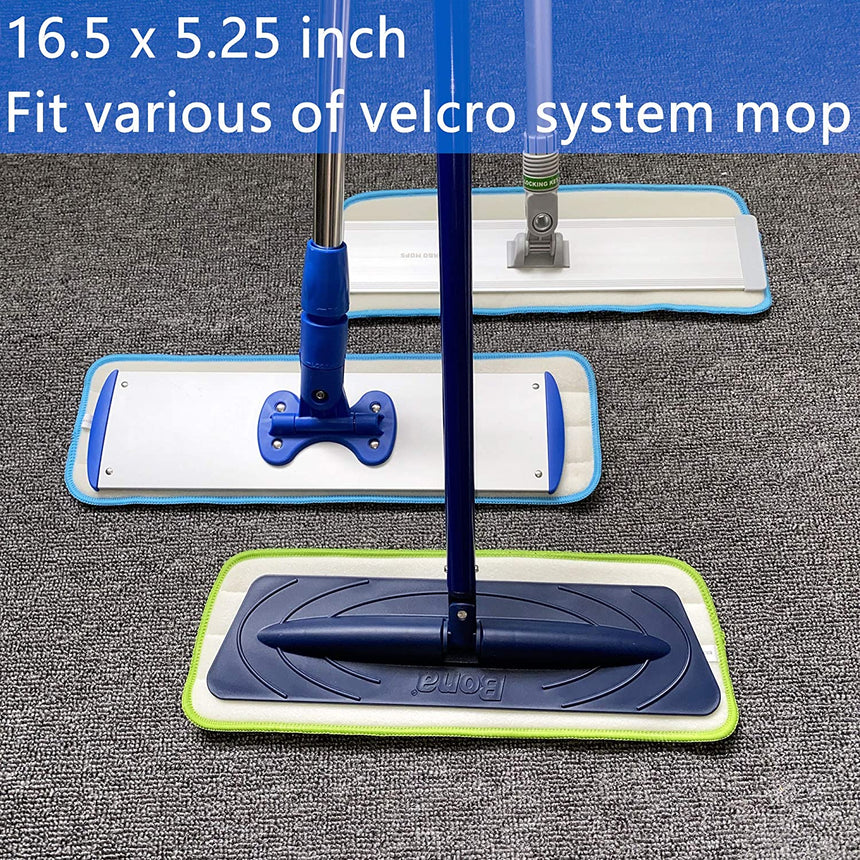 Flammi 6 Pack Microfiber Spray Mop Replacement Heads for Wet Dry Mops, Compatible with Bona Floor Care System, Reusable Mop Refills Cleaning Pads