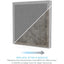 Frescares High Efficiency 3-in-1 H13 Medical Grade True HEPA Replacement Filter, Compatible with Pure Enrichment PureZone Air Purifier