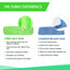 Flammi 4 Pack Reusable Washable Cloth Mop Head Replacements Fits Bona, Bruce, Rubbermaid, Libman + More