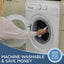 Flammi 2 Pack Steam Mop Pads Replacement for Flammi Steam Pocket Mop with Scrubbing Cleaning